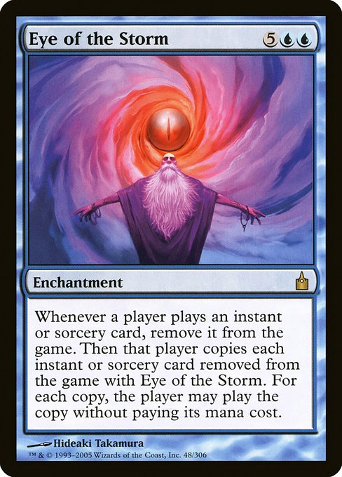 【Foil】【EN】嵐の目/Eye of the Storm [RAV] 青R No.48
