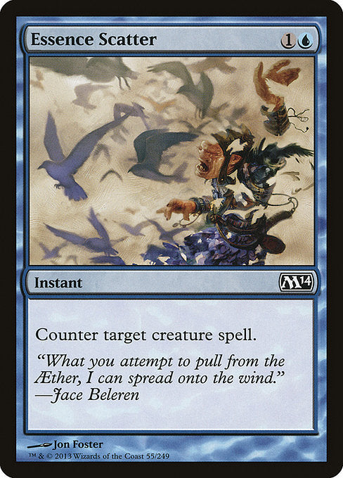 【Foil】【EN】本質の散乱/Essence Scatter [M14] 青C No.55