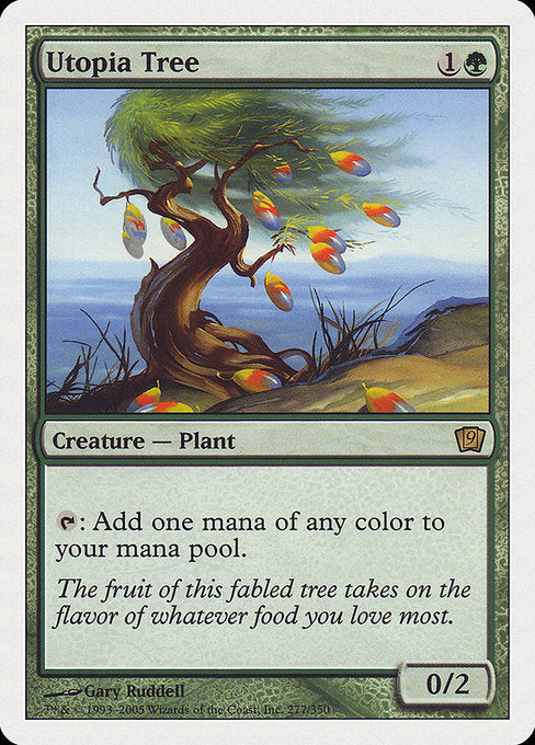 【Foil】【EN】ユートピアの木/Utopia Tree [9ED] 緑R No.277