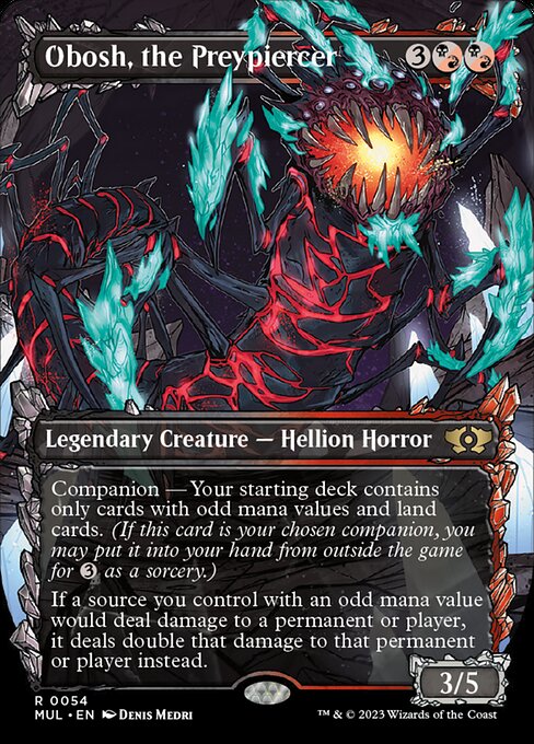【Foil】【EN】獲物貫き、オボシュ/Obosh, the Preypiercer [MUL] 混R No.54