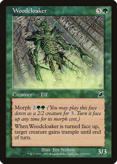 【Foil】【EN】木々をまとう者/Woodcloaker [SCG] 緑C No.134