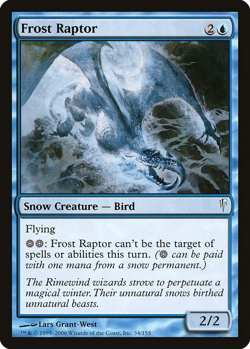 【EN】霜の猛禽/Frost Raptor [CSP] 青C No.34