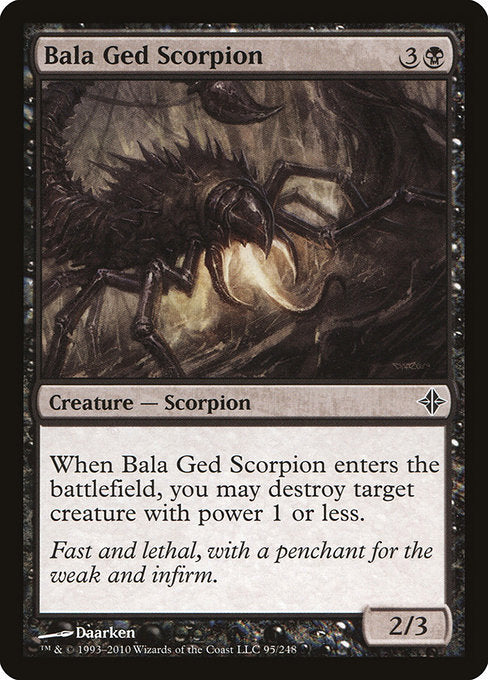 【EN】バーラ・ゲドの蠍/Bala Ged Scorpion [ROE] 黒C No.95