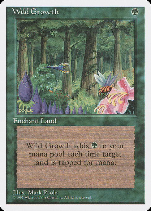 【EN】繁茂/Wild Growth [4ED] 緑C No.289