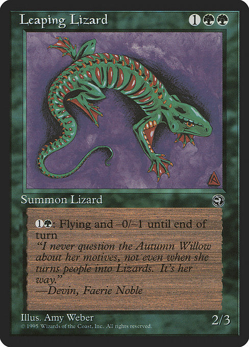 【EN】Leaping Lizard [HML] 緑C No.90