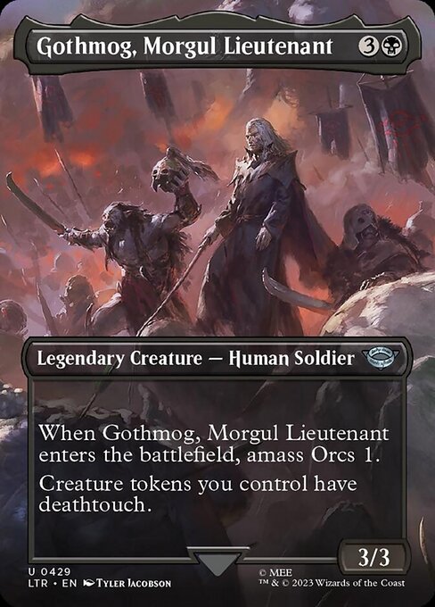 【EN】モルグルの副官、ゴスモグ/Gothmog, Morgul Lieutenant [LTR] 黒U No.429
