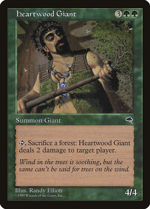 【EN】ハートウッドの巨人/Heartwood Giant [TMP] 緑R No.232