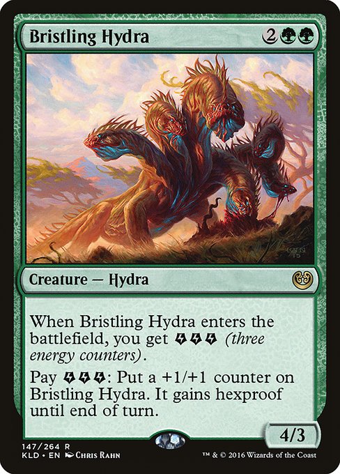 【Foil】【EN】逆毛ハイドラ/Bristling Hydra [KLD] 緑R No.147