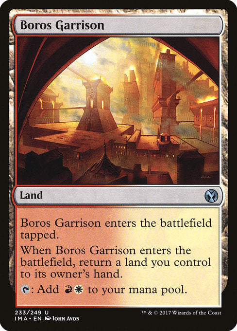 【Foil】【EN】ボロスの駐屯地/Boros Garrison [IMA] 無U No.233