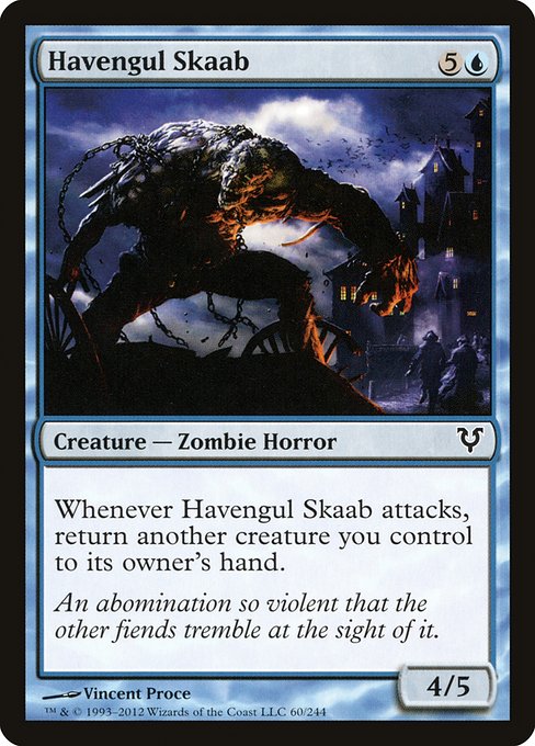 【Foil】【EN】ヘイヴングルのスカーブ/Havengul Skaab [AVR] 青C No.60