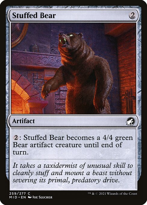 【Foil】【EN】熊の剥製/Stuffed Bear [MID] 茶C No.259