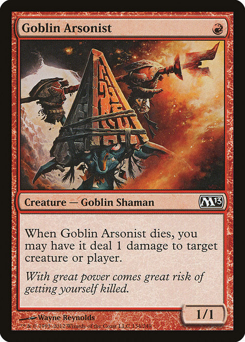 【Foil】【EN】ゴブリンの付け火屋/Goblin Arsonist [M13] 赤C No.134
