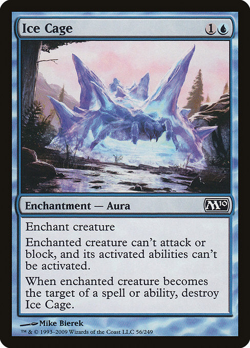 【Foil】【EN】氷の牢獄/Ice Cage [M10] 青C No.56