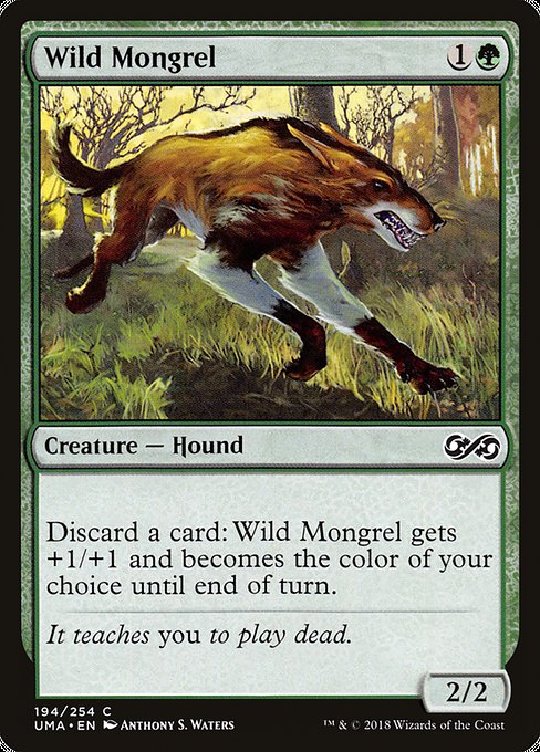 【EN】野生の雑種犬/Wild Mongrel [UMA] 緑C No.194