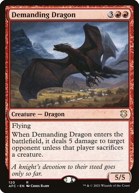 【EN】厄介なドラゴン/Demanding Dragon [AFC] 赤R No.120