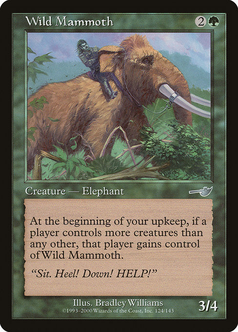 【EN】野生のマンモス/Wild Mammoth [NEM] 緑U No.124
