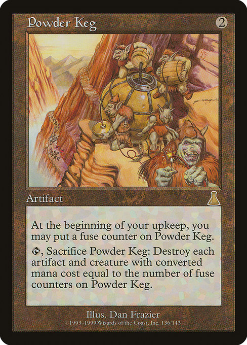 【Foil】【EN】火薬樽/Powder Keg [UDS] 茶R No.136