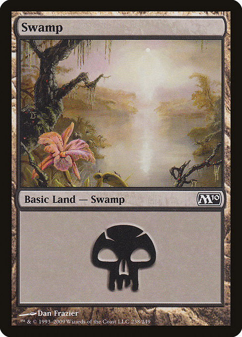 【Foil】【EN】沼/Swamp [M10] 無C No.238