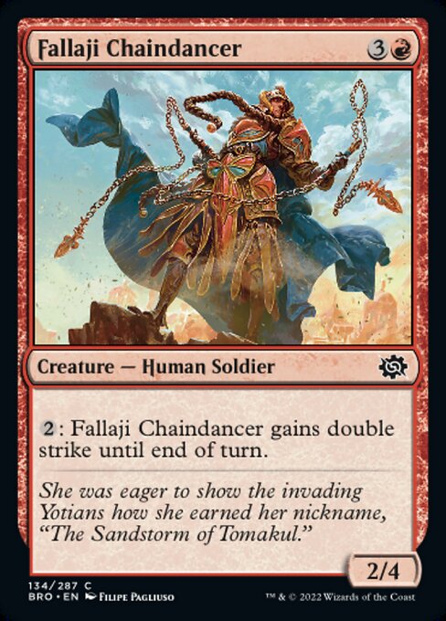 【EN】ファラジの鎖舞士/Fallaji Chaindancer [BRO] 赤C No.134