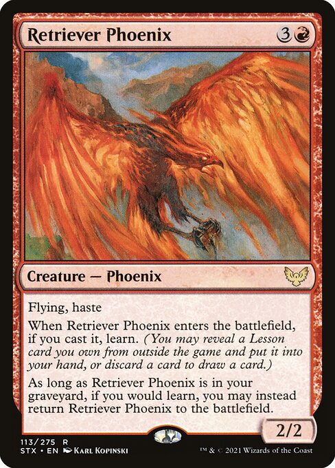【Foil】【EN】回収するフェニックス/Retriever Phoenix [STX] 赤R No.113