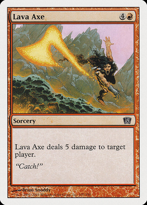 【EN】溶岩の斧/Lava Axe [8ED] 赤C No.197