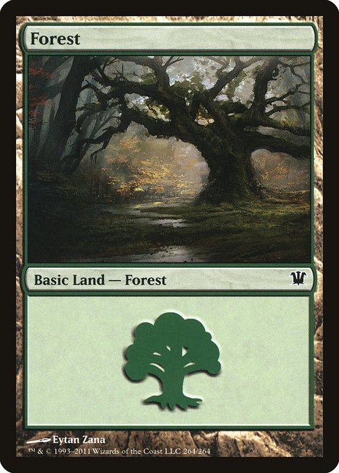 【Foil】【EN】森/Forest [ISD] 無C No.264