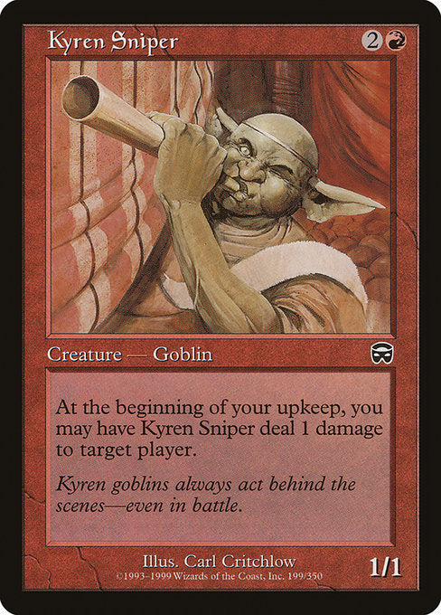 【Foil】【EN】カイレンの狙撃者/Kyren Sniper [MMQ] 赤C No.199