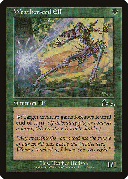 【EN】ウェザーシード・エルフ/Weatherseed Elf [ULG] 緑C No.115