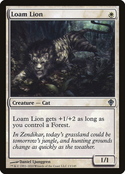 【EN】壌土のライオン/Loam Lion [WWK] 白U No.13
