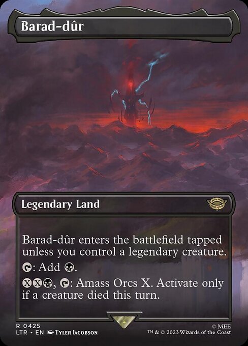 【Foil】【EN】バラド＝ドゥール/Barad-dûr [LTR] 無R No.425