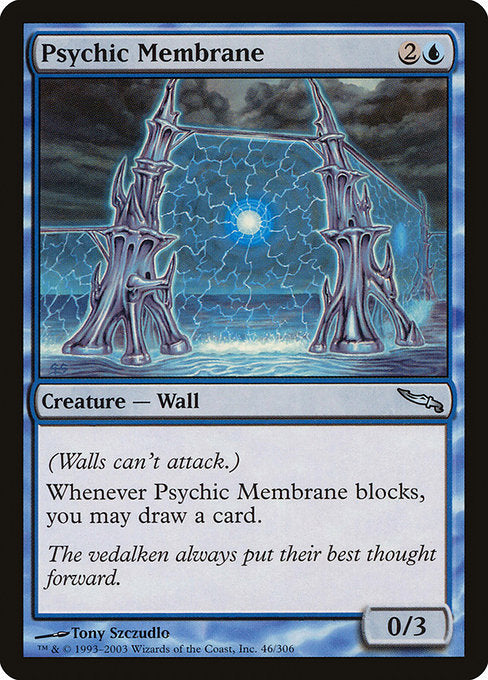 【Foil】【EN】精神の皮膜/Psychic Membrane [MRD] 青U No.46