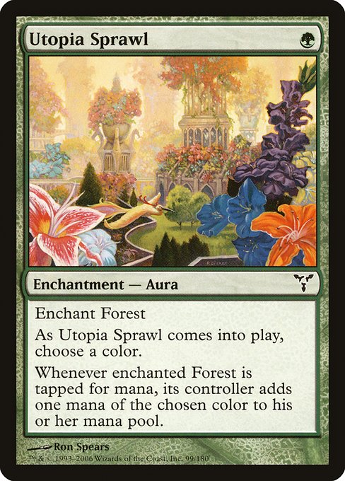 【Foil】【EN】楽園の拡散/Utopia Sprawl [DIS] 緑C No.99