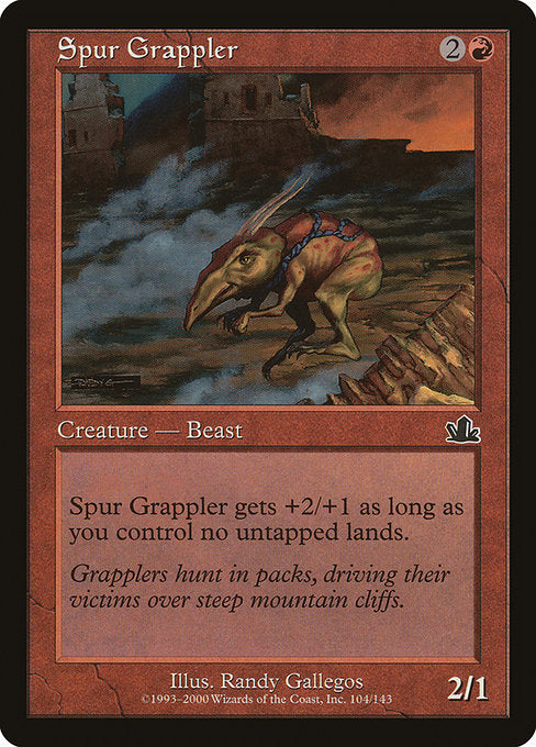 【Foil】【EN】山脈の闘獣/Spur Grappler [PCY] 赤C No.104