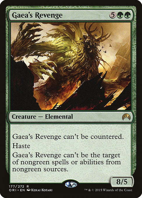 【Foil】【EN】ガイアの復讐者/Gaea's Revenge [ORI] 緑R No.177