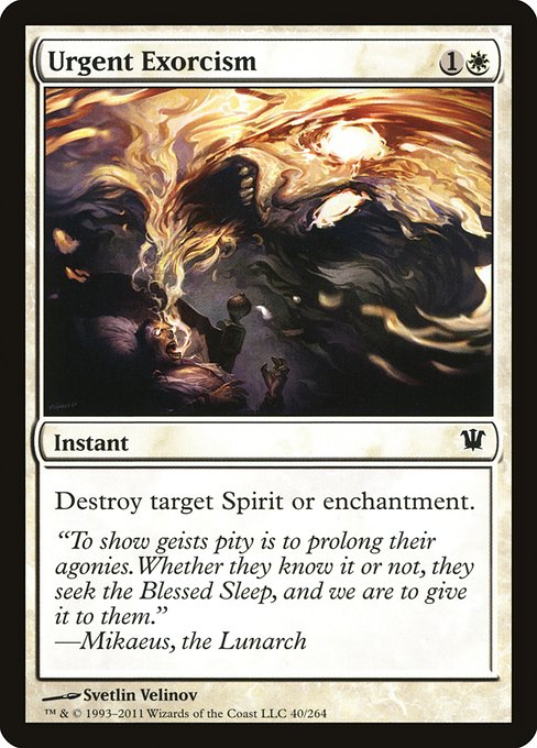 【Foil】【EN】緊急の除霊/Urgent Exorcism [ISD] 白C No.40