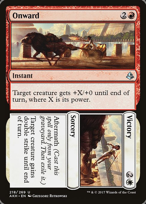 【Foil】【EN】Onward // Victory [AKH] 分+混U No.218