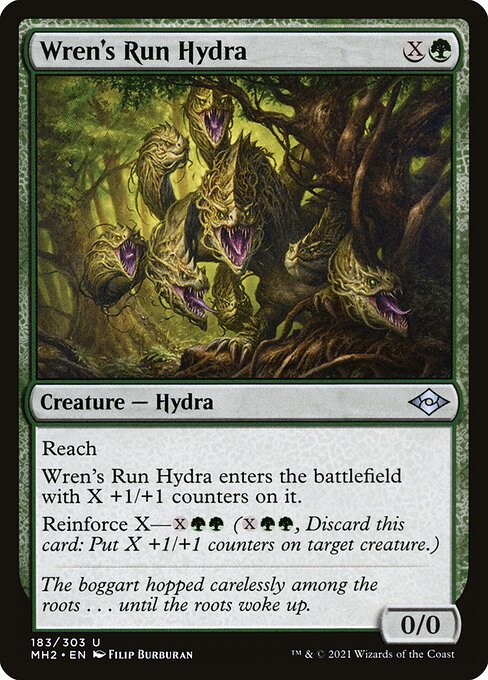 【EN】レンの地のハイドラ/Wren's Run Hydra [MH2] 緑U No.183