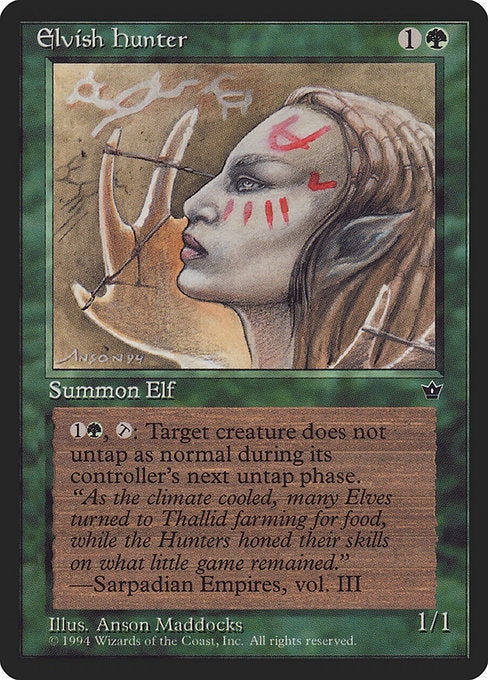 【EN】Elvish Hunter [FEM] 緑C No.67b