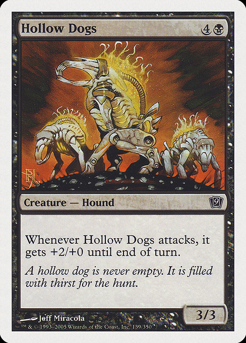 【EN】虚ろの犬/Hollow Dogs [9ED] 黒C No.139