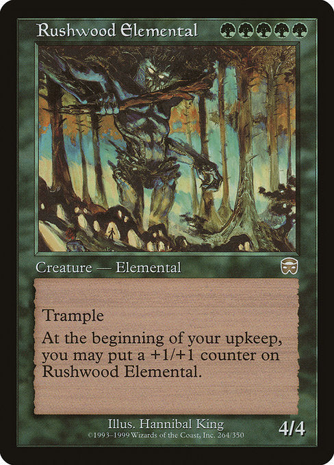 【Foil】【EN】ラッシュウッドの精霊/Rushwood Elemental [MMQ] 緑R No.264