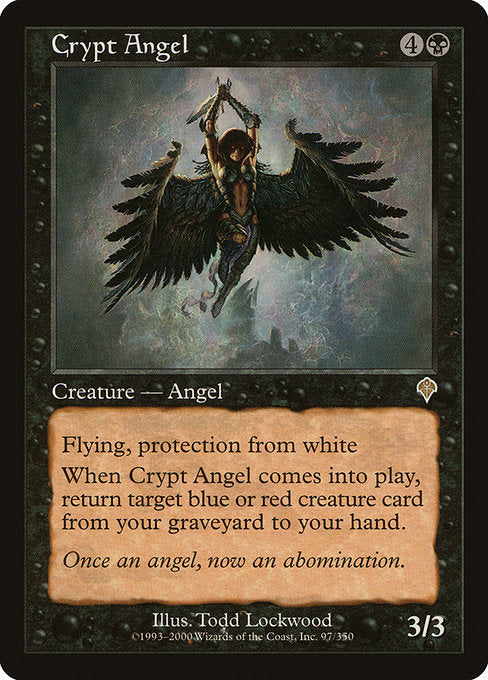 【Foil】【EN】墓所の天使/Crypt Angel [INV] 黒R No.97