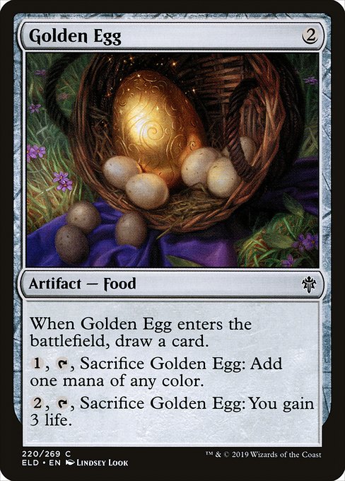 【Foil】【EN】黄金の卵/Golden Egg [ELD] 茶C No.220