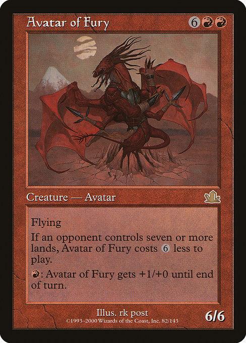 【Foil】【EN】憤怒の化身/Avatar of Fury [PCY] 赤R No.82
