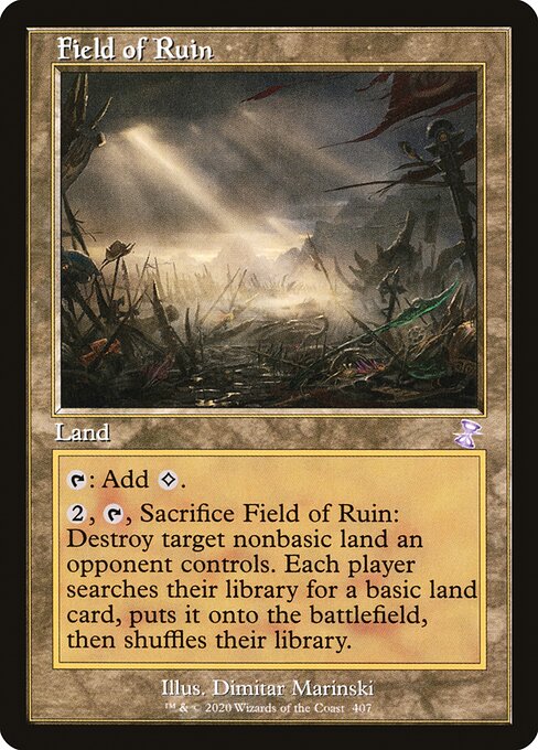 【Foil】【EN】廃墟の地/Field of Ruin [TSR] 無S No.407