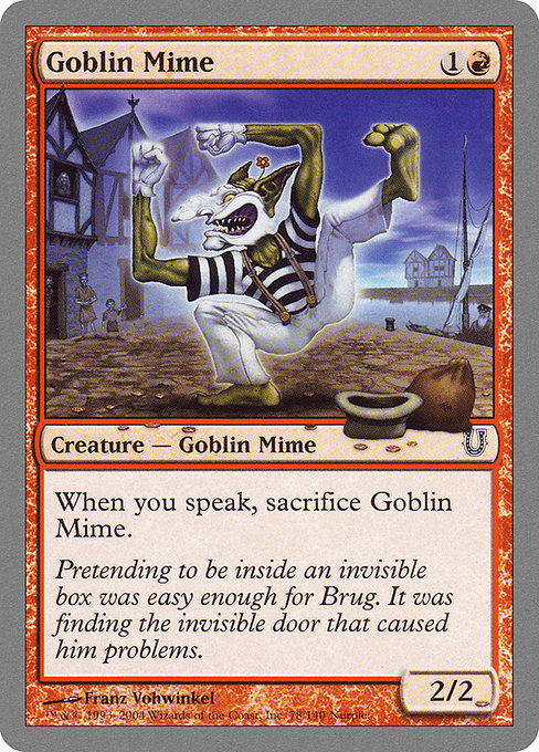 【EN】Goblin Mime [UNH] 赤C No.78