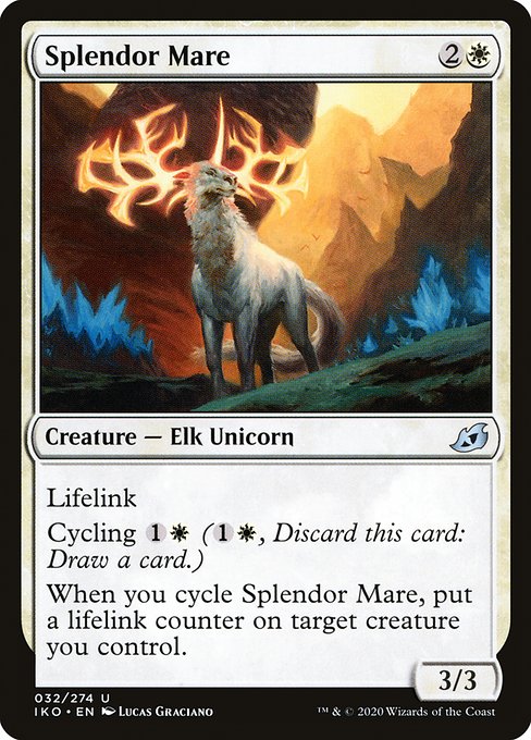 【EN】壮麗牝馬/Splendor Mare [IKO] 白U No.32
