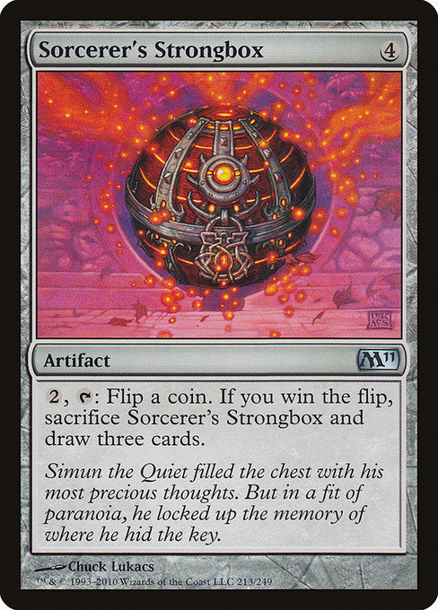 【Foil】【EN】魔術師の金庫/Sorcerer's Strongbox [M11] 茶U No.213