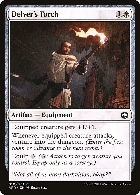 【Foil】【EN】発掘者の松明/Delver's Torch [AFR] 茶C No.10