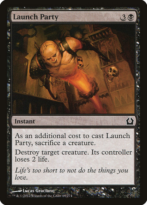 【Foil】【EN】打ち上げ/Launch Party [RTR] 黒C No.69
