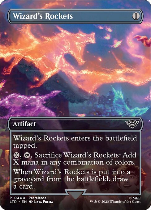 【Foil】【EN】魔法使の打ち上げ花火/Wizard's Rockets [LTR] 茶C No.400